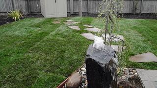 Old World Stone Wall Patio