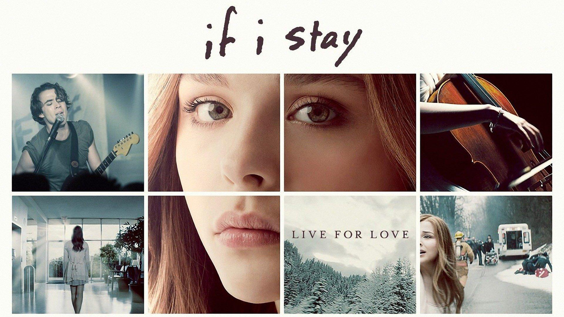 If you go i stay. Если я останусь Постер.