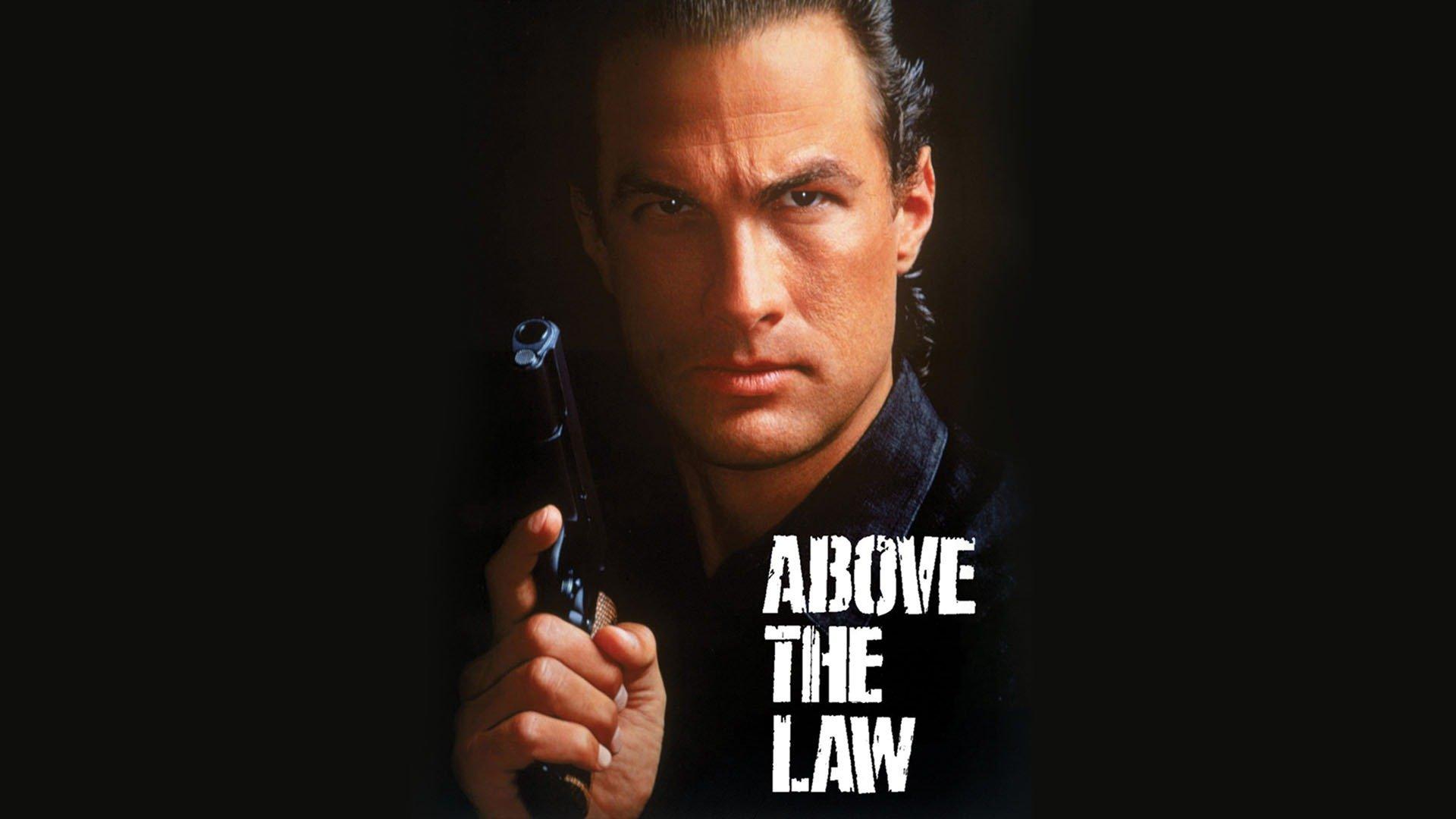 Watching above. Steven Seagal above the Law.