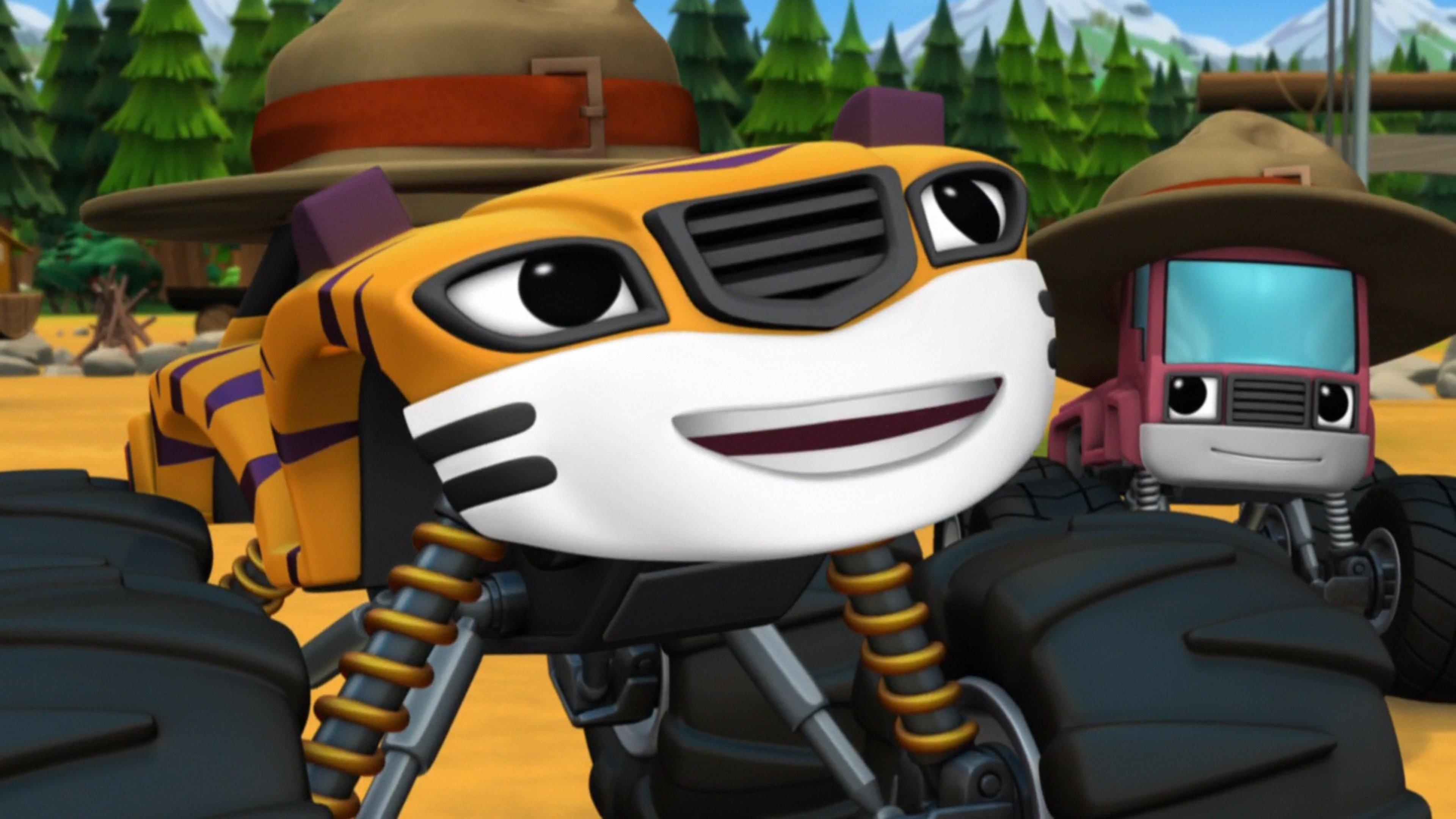 blaze and the monster machines truck rangers