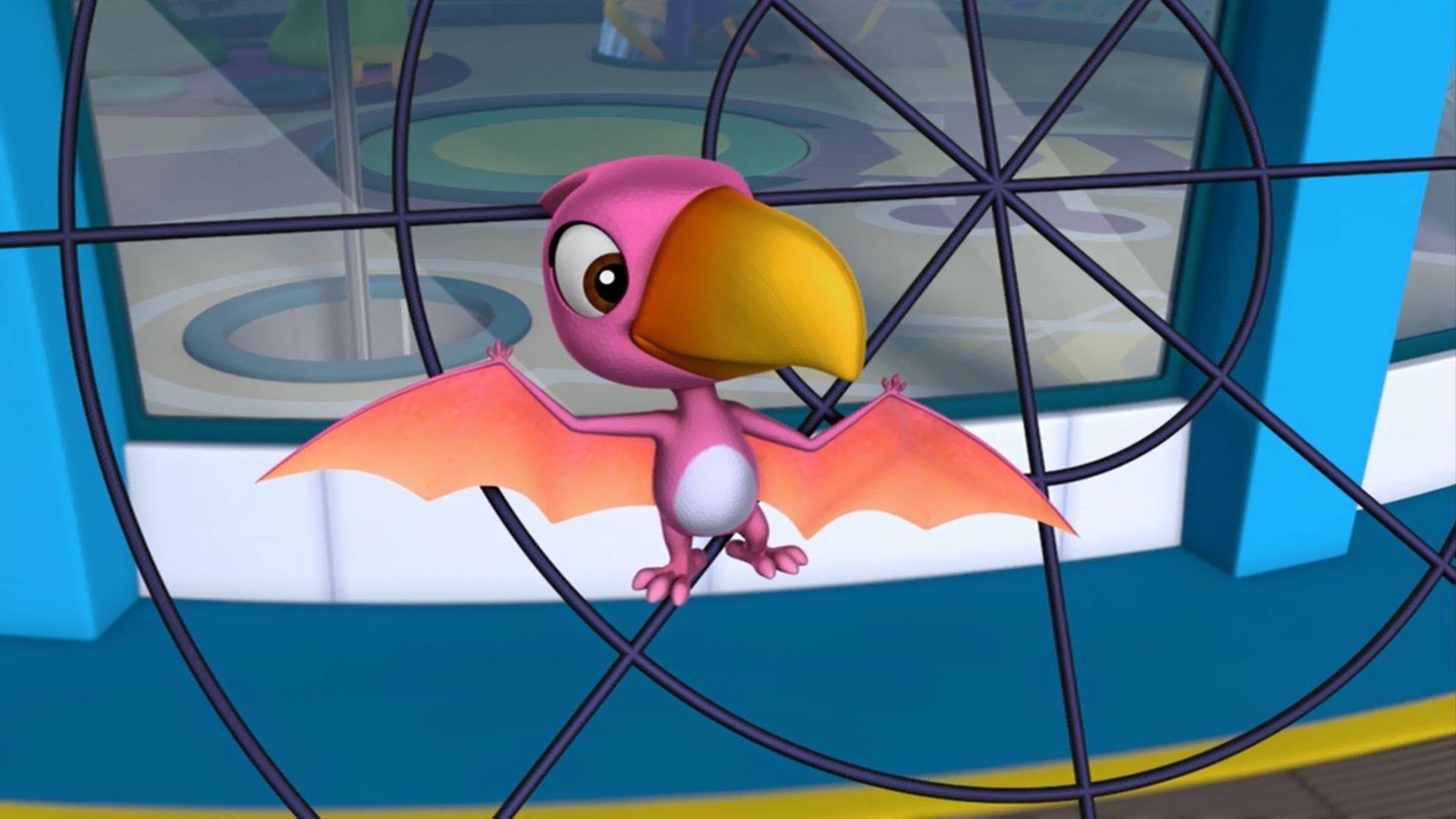 pups bark with dinosaurs