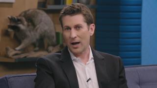 Scott Aukerman Wears a Tailored Black Suit