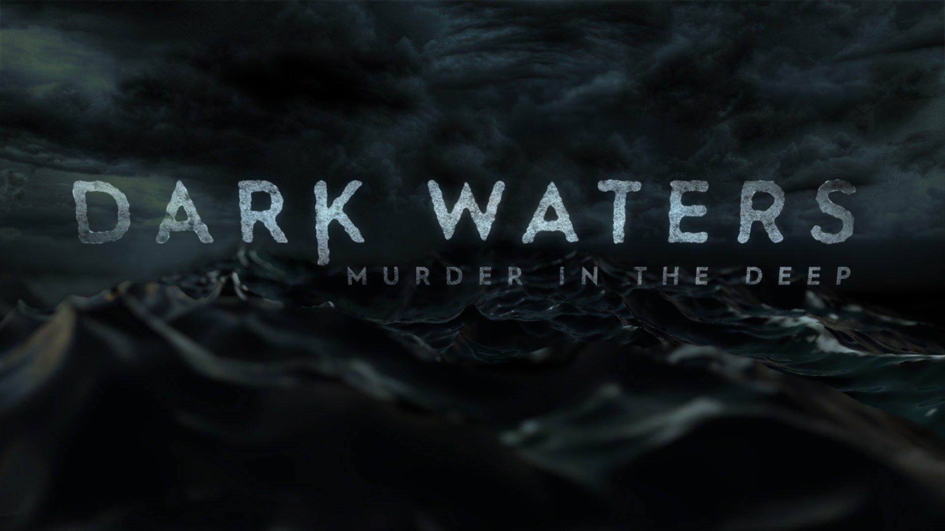 Dark Water. Темная вода шрифтом. Dark Waters 2019 poster.