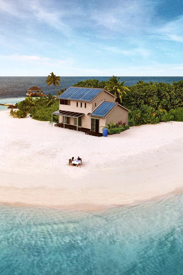 Off the Grid on the Beach