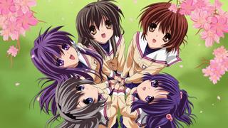 On a Slope With Falling Cherry Blossoms