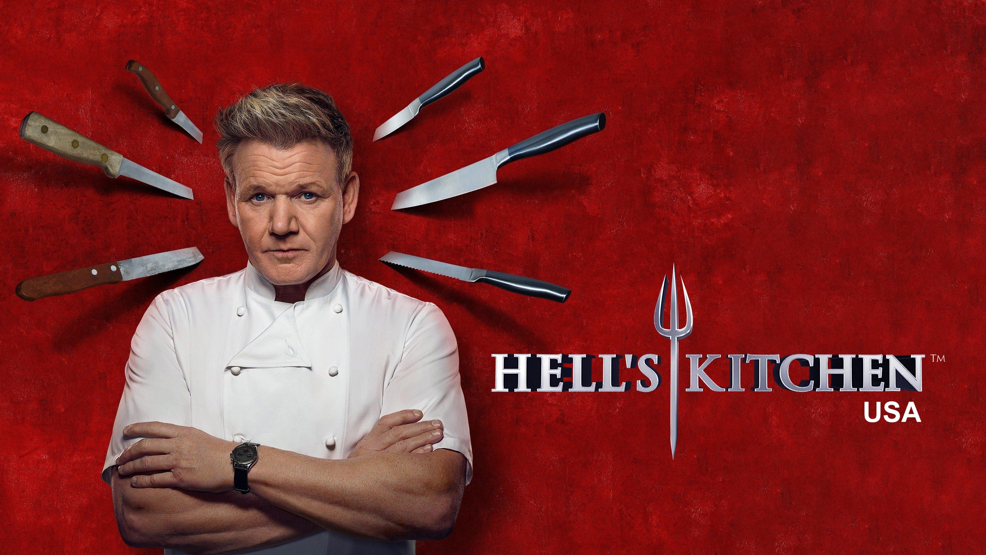 Gordon Ramsay, nel programma Hell's Kitchen USA.