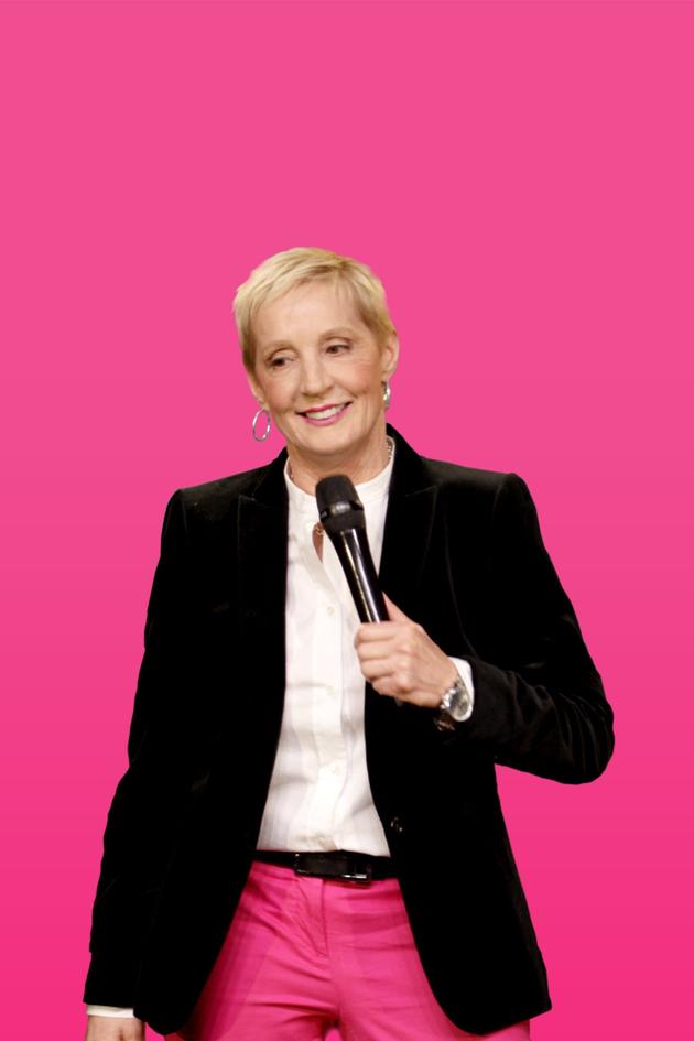 Karen Mills: Pink Pants