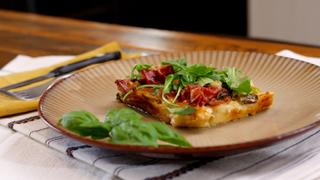 Prosciutto, Arugula & Cheese Pizza