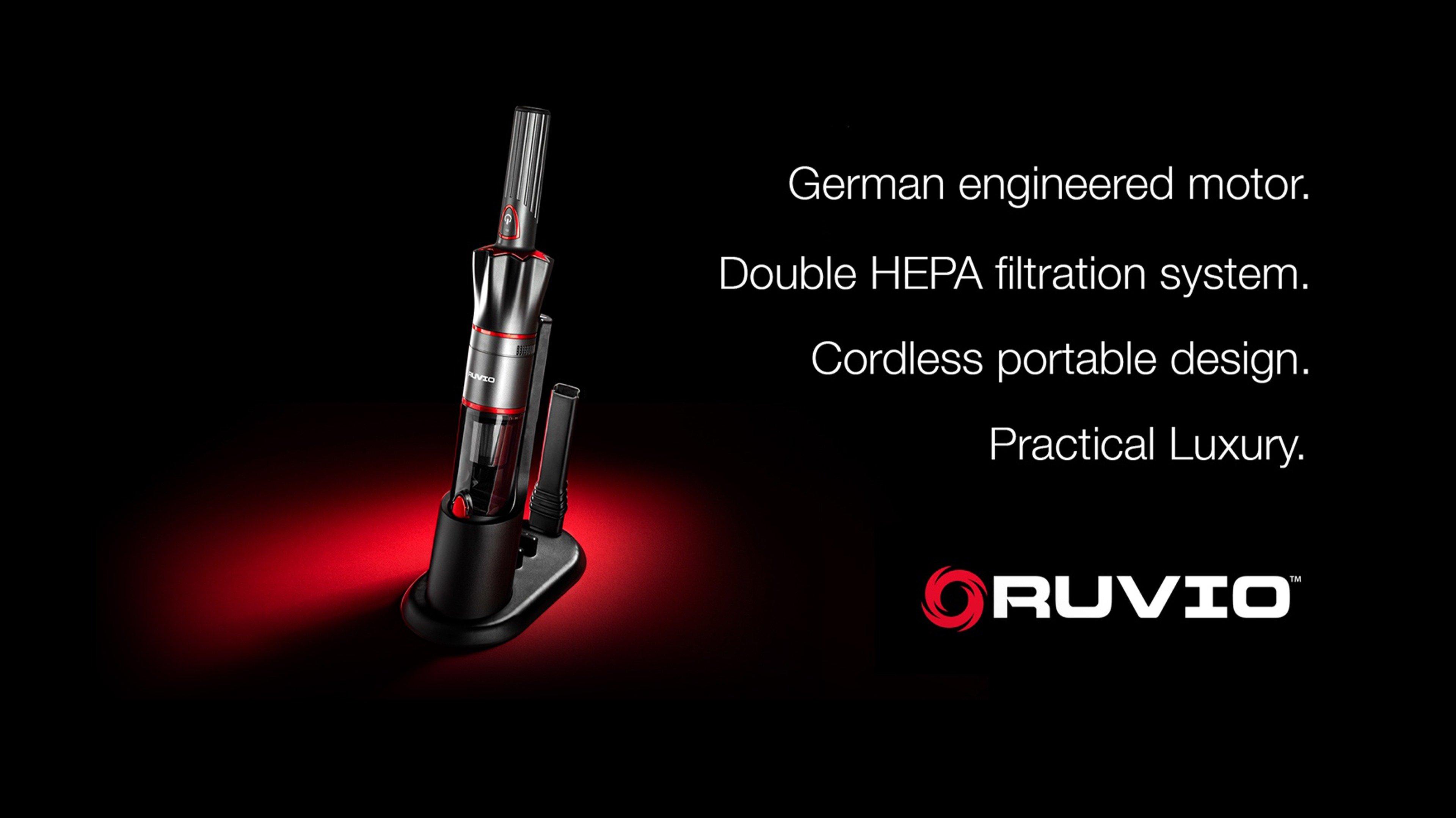 Watch RUVIO! Clean with the HEPA certified compact cordless vacuum Streaming Online on Philo