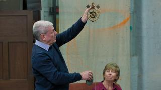 A Honeymoon Souvenir Swiss Clock Becomes A Stunning Piece