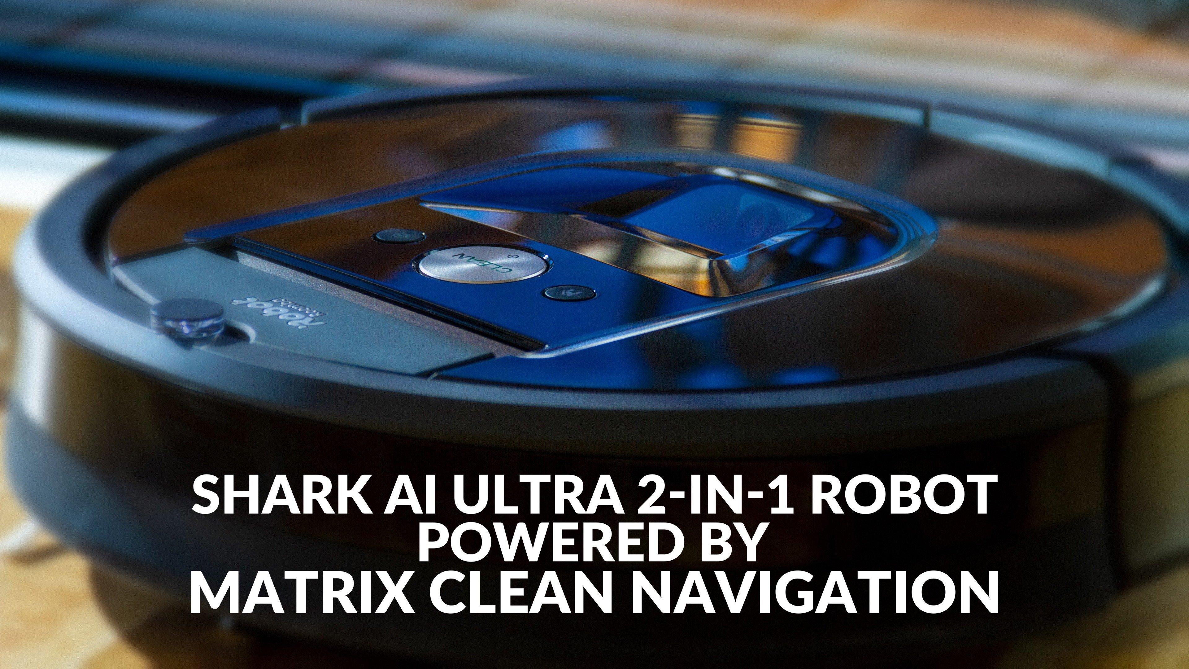 Watch Shark AI Ultra 2 in 1 Robot Powered By Matrix Clean Navigation 