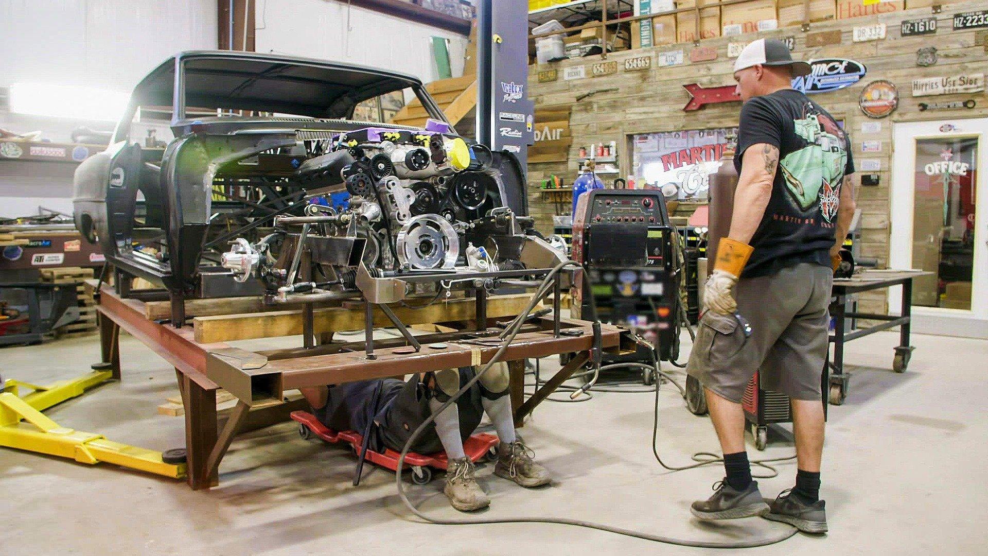 Iron Resurrection Rebuild Supercharged '66 Nova