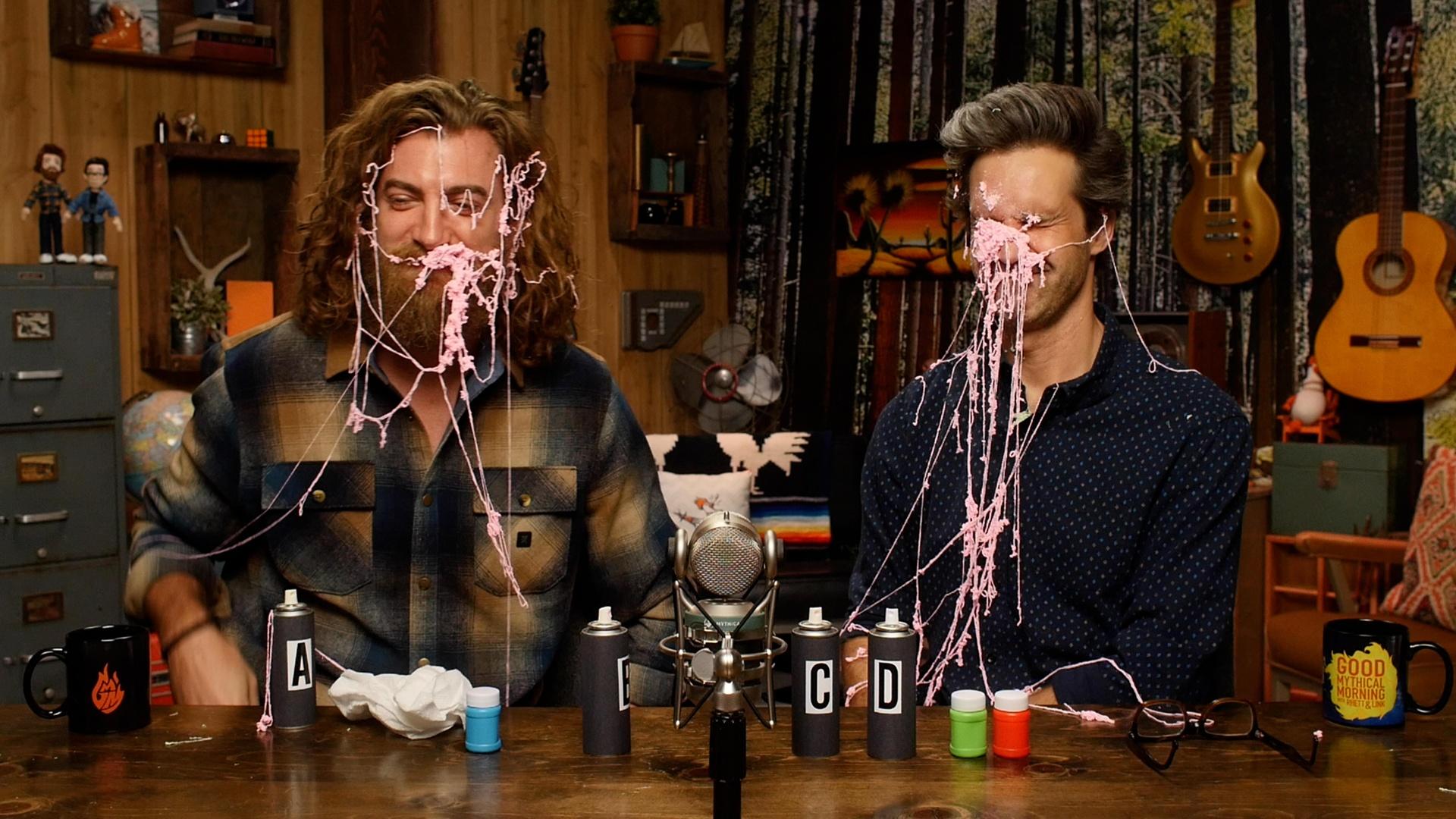 Good Mythical More: Weird Silly String Smells