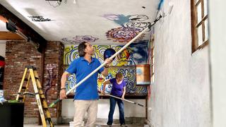 Garage Graffiti; Nursery Closet