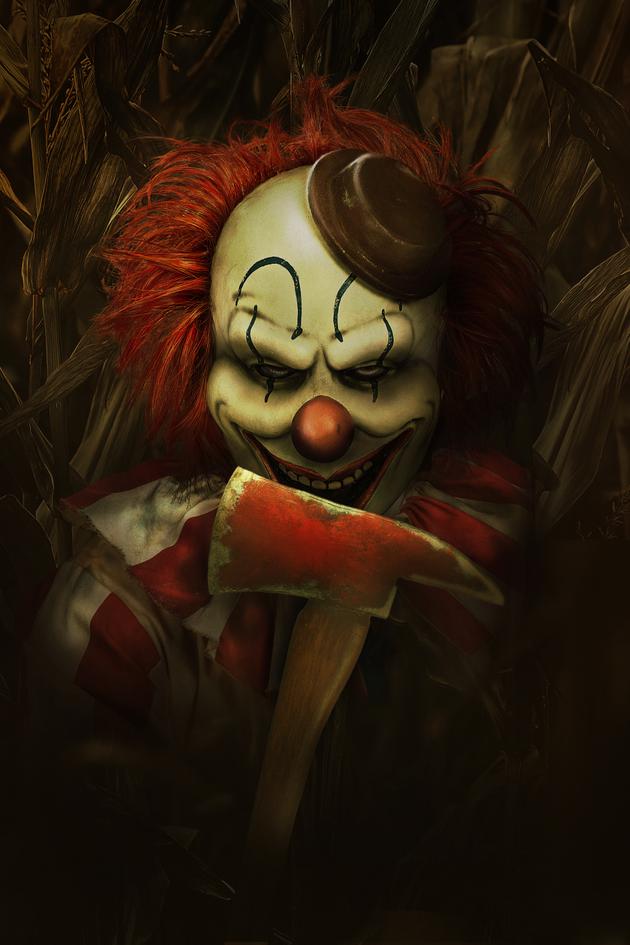 Clown in a Cornfield