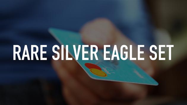 Rare Silver Eagle Set