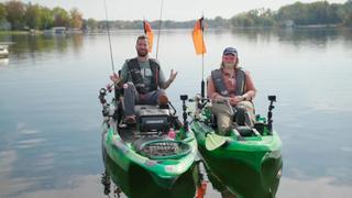 Kayak Fishing Vs. Penguins!