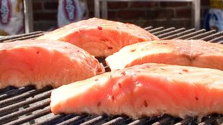 Barbecued Salmon