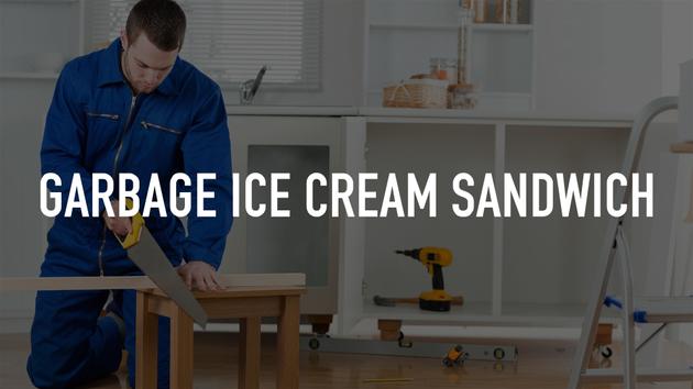 Garbage Ice Cream Sandwich