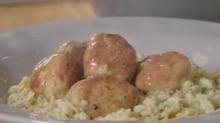 Smothered Meatballs With Spaetzle