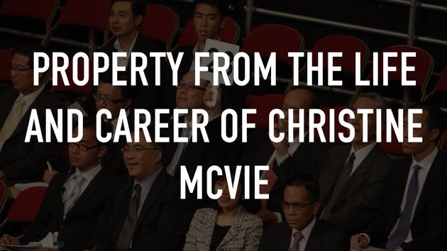 Property From the Life and Career of Christine McVie