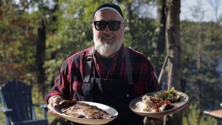 Grilled Fish with Crab Butter Sauce