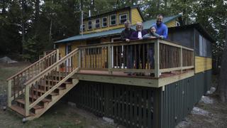 The Russell Cabin's Big Lift