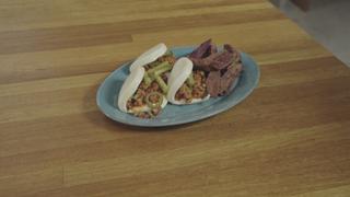 Hoisin Sloppy Janes on Bao Buns
