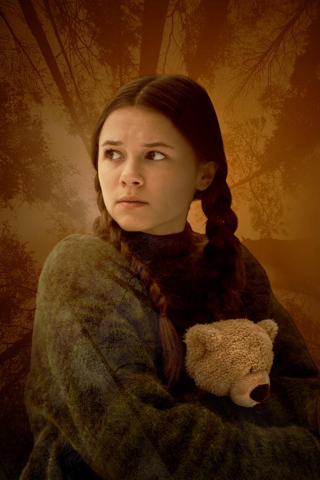 Little Girl in the Woods