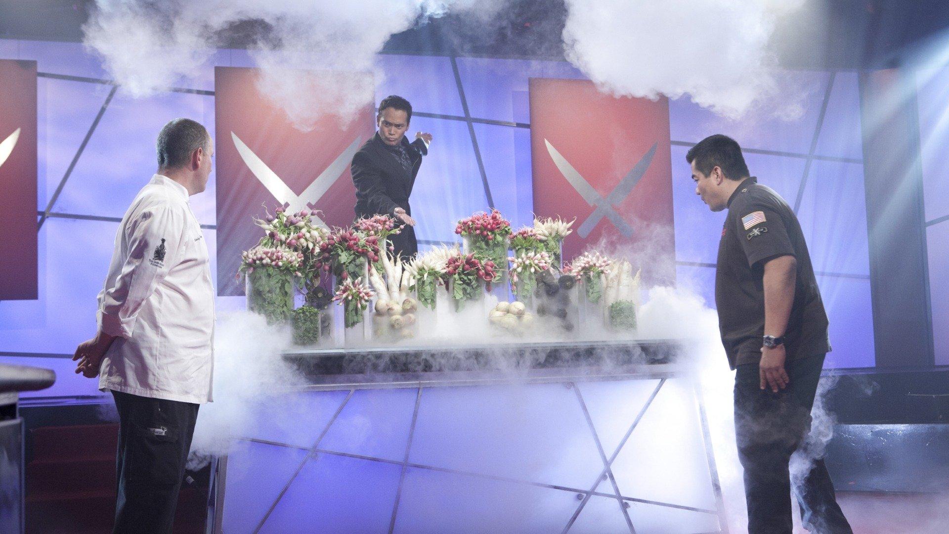 Iron Chef America Flay vs. Staib