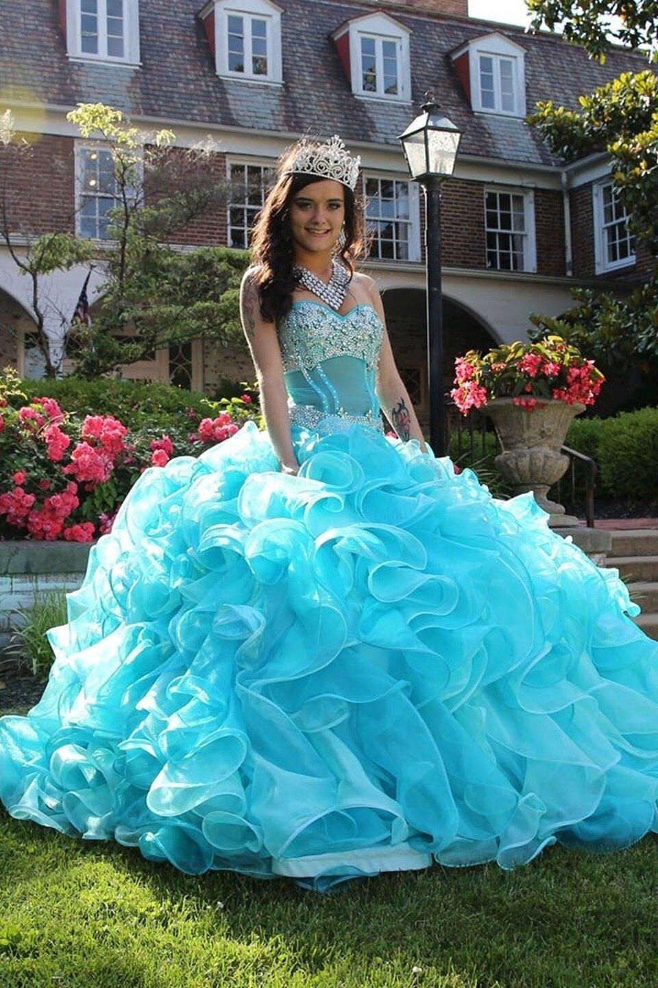 Teal Gypsy Wedding Dresses