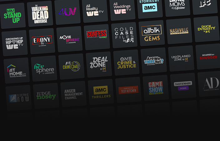 100+ free channels