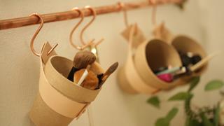 DIY Small Bathroom Organizer