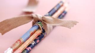 How to Make Washi Wrapped Pencils