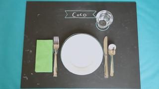 How to Make Place Setting Placemat for Kids