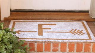 How to Create a Monogrammed Doormat