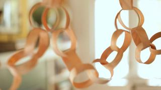 Wood Veneer Chain Garland