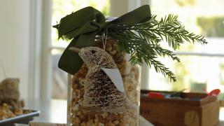 Caramel Corn with Toasted Hazelnuts