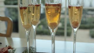 Pomegranate Champagne Cocktail Recipe