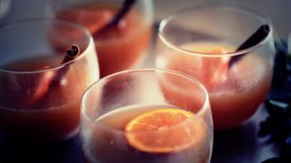 Bourbon Spiked Mulled Apple Cider