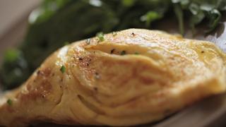 The Perfect Omelette with Arugula