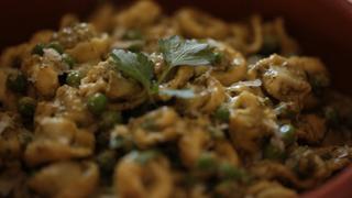 Spinach Tortellini, Pesto & Peas Recipe