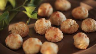 Olive Stuffed Cheese Puffs