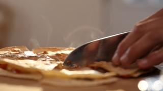 Mushroom and Roasted Pepper Quesadilla