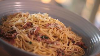 Linguine with Prosciutto and Brown Butter Sauce