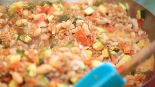Farro Veggie Risotto Recipe