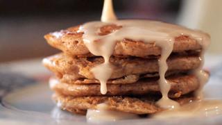 Cinnamon Bun Pancakes