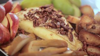 Brie w/ Brown Sugar, Maple Syrup & Pecans Recipe