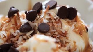 Caramel Coconut Sundae Recipe