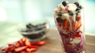 Red, White and Blue Sundae